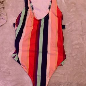 Zingara Swimsuit Size 4 One Piece Stripes